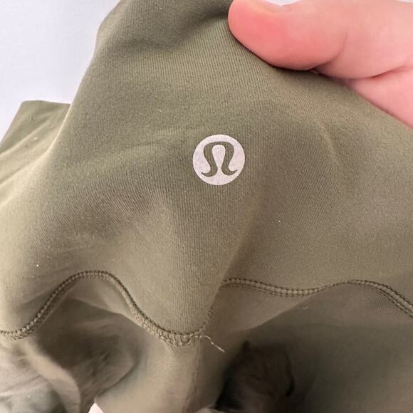 Lululemon Wunder Under Pant Tech Mesh 28" size 6 legging skinny sage green - Picture 9 of 9